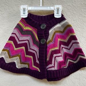 Missoni for Target, Toddler Chevron Knit Poncho. Size ( 18-24 months). NWOT